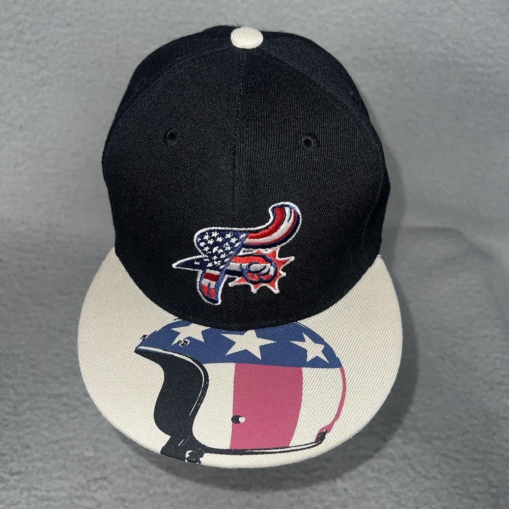 Harley Davidson x Reading Fightin Phils Hat Cap Snapback Mens Black SGA Baseball